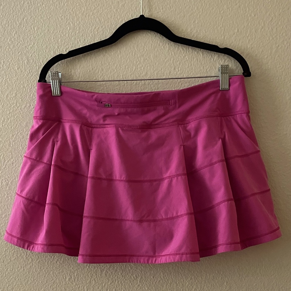 Lululemon Pace Rival Midrise Skirt Pink